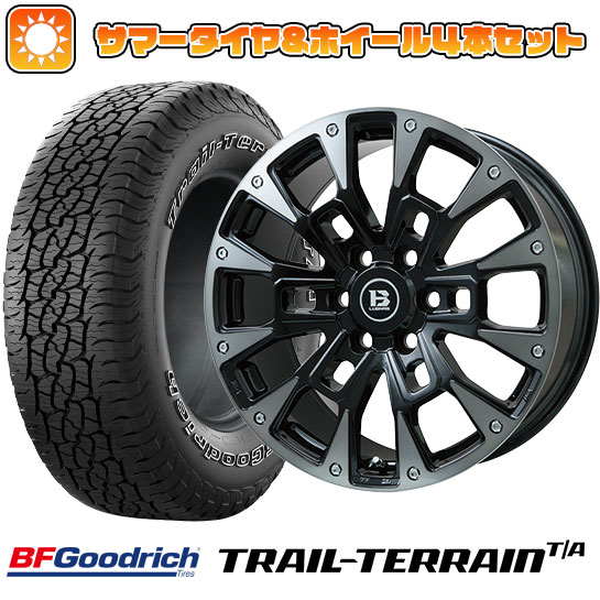 235/55R18 夏タイヤ ホイール４本セット (5/114車用) BFグッドリッチ トレールテレーンT/A ORBL ビッグウエイ B LUGNAS BRD 18インチ :arktire 1303 146663 36809 36809:アークタイヤ