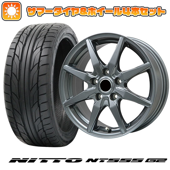 215/35R18 夏タイヤ ホイール４本セット (5/114車用) NITTO NT555 G2 ブランドル CJ28 18インチ :arktire 15661 149835 23601 23601:アークタイヤ