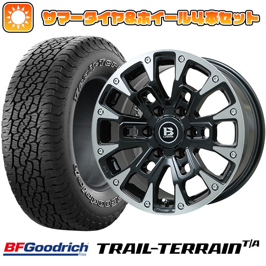 【新品】プラド 夏タイヤ ホイール4本セット 265/65R17 BFグッドリッチ トレールテレーンT/A ORWL ビッグウエイ B LUGNAS BRD 17インチ :arktire 11822 146669 36788 36788:アークタイヤ