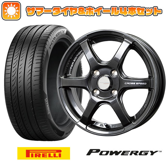 195/65R15 夏タイヤ ホイール４本セット (4/100車用) PIRELLI パワジー ホットスタッフ クロススピード ハイパーエディションRS6 15インチ :arktire 11881 150484 37005 37005:アークタイヤ