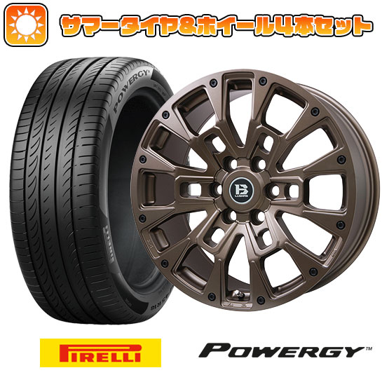 【新品国産6穴139.7車】 夏タイヤ ホイール4本セット 285/50R20 ピレリ パワジー ビッグウエイ B LUGNAS BRD(マットブロンズ) 20インチ :arktire 11803 146679 36954 36954:アークタイヤ