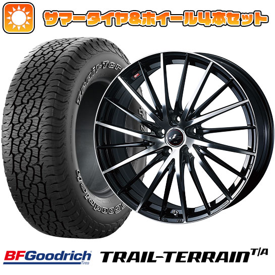 225/55R18 夏タイヤ ホイール４本セット (5/114車用) BFグッドリッチ トレールテレーンT/A ORBL ウェッズ レオニス FR 18インチ :arktire 1321 153531 36808 36808:アークタイヤ