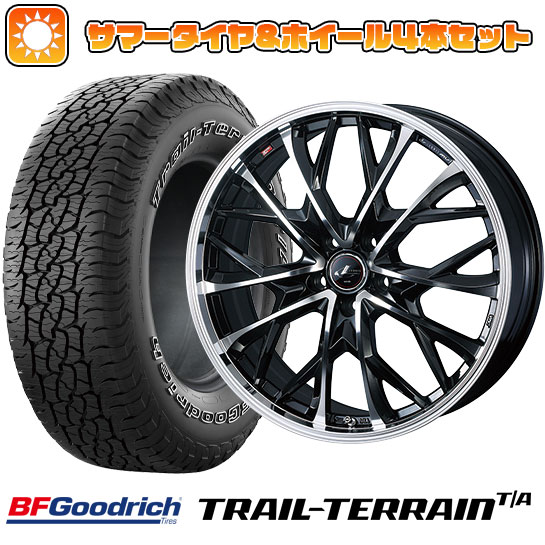 225/55R18 夏タイヤ ホイール４本セット (5/114車用) BFグッドリッチ トレールテレーンT/A ORBL ウェッズ レオニス MV 18インチ :arktire 1321 153612 36808 36808:アークタイヤ