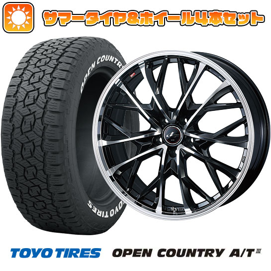 235/60R18 夏タイヤ ホイール４本セット (5/114車用) TOYO オープンカントリー A/T III RWL/RBL ウェッズ レオニス MV 18インチ :arktire 27064 153614 42842 42842:アークタイヤ