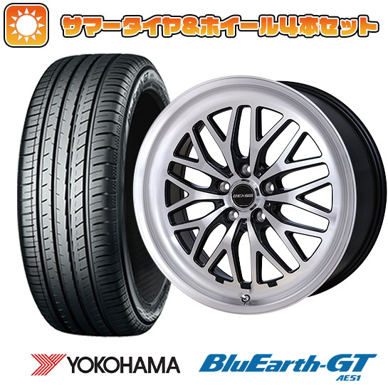 215/45R18 夏タイヤ ホイール４本セット (5/114車用) YOKOHAMA ブルーアース GT AE51 モンツァ ジェクシス GM210 18インチ :arktire 1130 148674 29315 29315:アークタイヤ