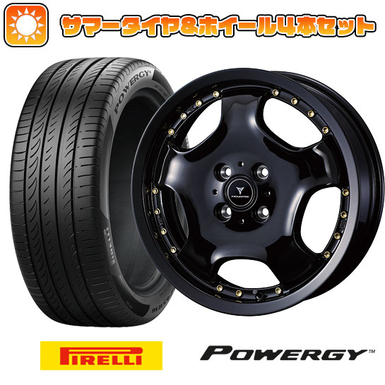 225/60R18 夏タイヤ ホイール４本セット (5/114車用) PIRELLI パワジー ウェッズ ノヴァリス アセット D1 18インチ :arktire 1341 153634 36977 36977:アークタイヤ