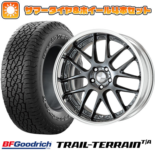 225/60R18 夏タイヤ ホイール４本セット (5/114車用) BFグッドリッチ トレールテレーンT/A ORBL ワーク ランベック LM7 18インチ : arktire 1341 141380 36811 36811 : アークタイヤ