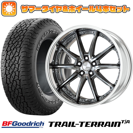 225/60R18 夏タイヤ ホイール４本セット (5/114車用) BFグッドリッチ トレールテレーンT/A ORBL ワーク ランベック LS10 18インチ : arktire 1341 141359 36811 36811 : アークタイヤ