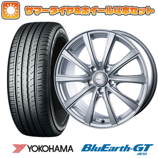 215/40R18 夏タイヤ ホイール４本セット (5/114車用) YOKOHAMA ブルーアース GT AE51 インターミラノ AZ SPORTS NR 10 18インチ :arktire 1129 151662 28536 28536:アークタイヤ