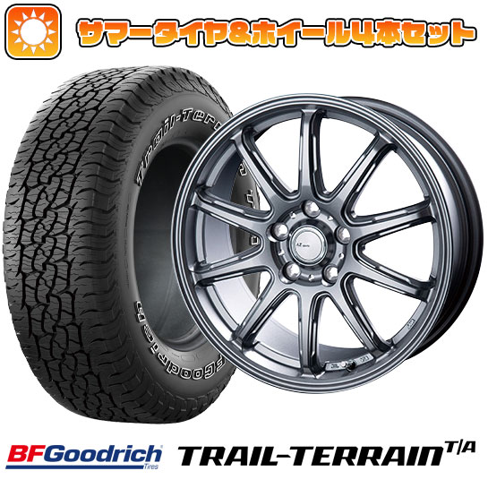 235/55R18 夏タイヤ ホイール４本セット (5/114車用) BFグッドリッチ トレールテレーンT/A ORBL AZ SPORTS RC 10 ダークシルバー 18インチ :arktire 1303 151673 36809 36809:アークタイヤ