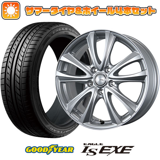 235/50R18 夏タイヤ ホイール４本セット (5/114車用) GOODYEAR イーグル エルエス エグゼ(限定) ビッグウエイ BWスポーツ WT5 18インチ :arktire 454 151696 31588 31588:アークタイヤ