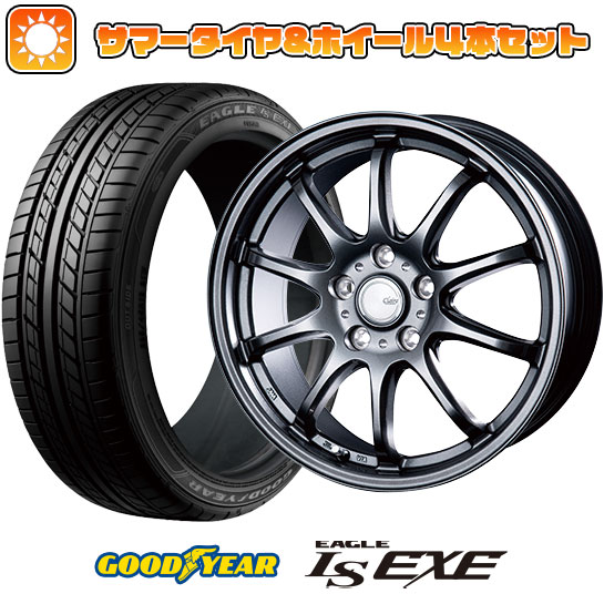 235/50R18 夏タイヤ ホイール４本セット (5/114車用) GOODYEAR イーグル エルエス エグゼ(限定) インターミラノ クレール ZT10 18インチ :arktire 454 151650 31588 31588:アークタイヤ