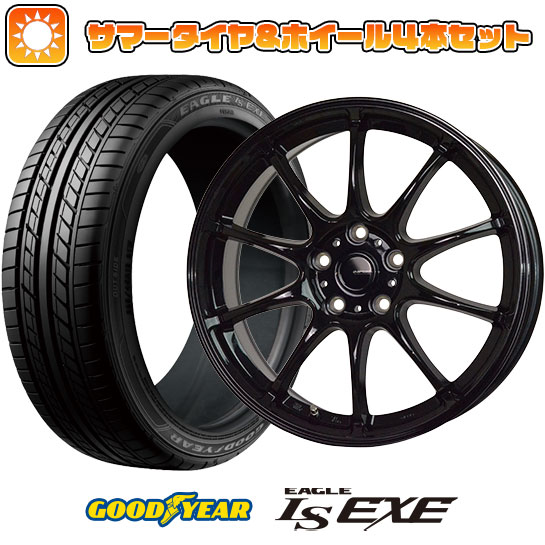 【新品国産5穴114.3車】 夏タイヤ ホイール４本セット 235/50R18 グッドイヤー イーグル エルエス エグゼ(限定) ホットスタッフ ジースピード G 07 18インチ :arktire 454 150357 31588 31588:アークタイヤ