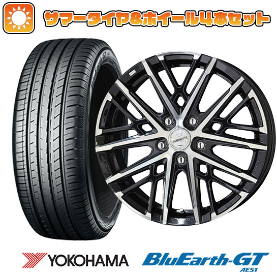 225/45R18 夏タイヤ ホイール４本セット (5/114車用) YOKOHAMA ブルーアース GT AE51 共豊 スマック グレイヴ 18インチ :arktire 1261 148364 28539 28539:アークタイヤ