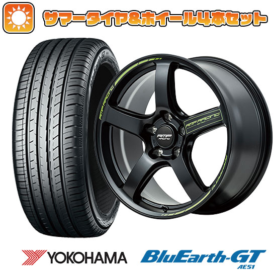 225/50R18 夏タイヤ ホイール４本セット (5/114車用) YOKOHAMA ブルーアース GT AE51 MID RMP レーシング R50 タイプS 18インチ :arktire 1301 153292 28543 28543:アークタイヤ