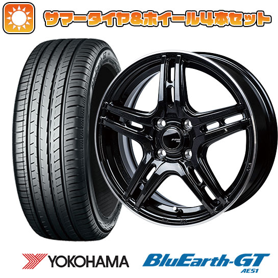 215/45R18 夏タイヤ ホイール４本セット (5/114車用) YOKOHAMA ブルーアース GT AE51 モンツァ JPスタイル R52 18インチ :arktire 1130 153864 29315 29315:アークタイヤ