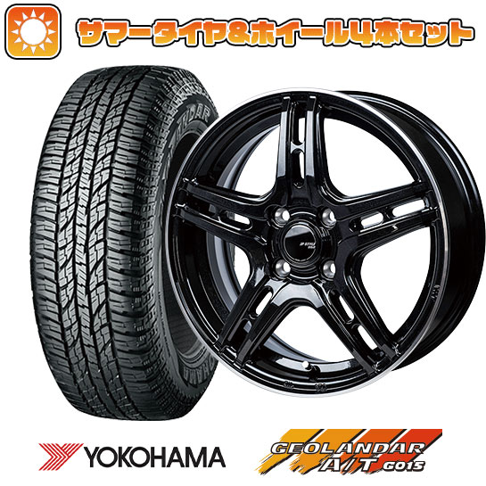 225/55R18 夏タイヤ ホイール４本セット (5/114車用) YOKOHAMA ジオランダー A/T G015 RBL モンツァ JPスタイル R52 18インチ :arktire 1321 153864 23760 23760:アークタイヤ