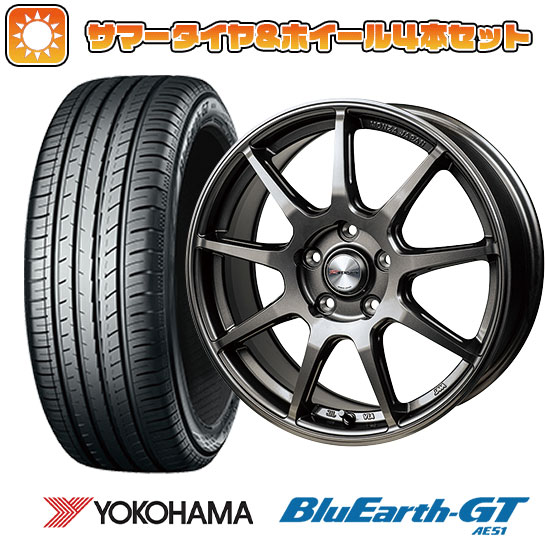 225/50R18 夏タイヤ ホイール４本セット (5/114車用) YOKOHAMA ブルーアース GT AE51 モンツァ Rバージョン FS99 18インチ :arktire 1301 153836 28543 28543:アークタイヤ