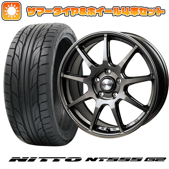 225/40R18 夏タイヤ ホイール４本セット (5/114車用) NITTO NT555 G2 モンツァ Rバージョン FS99 18インチ :arktire 1131 153837 23604 23604:アークタイヤ