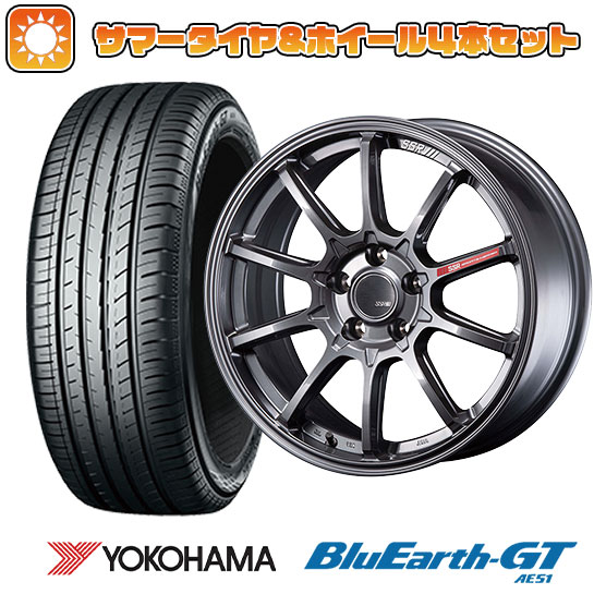 225/40R18 夏タイヤ ホイール４本セット (5/114車用) YOKOHAMA ブルーアース GT AE51 SSR GTV05 18インチ :arktire 1131 153465 28537 28537:アークタイヤ