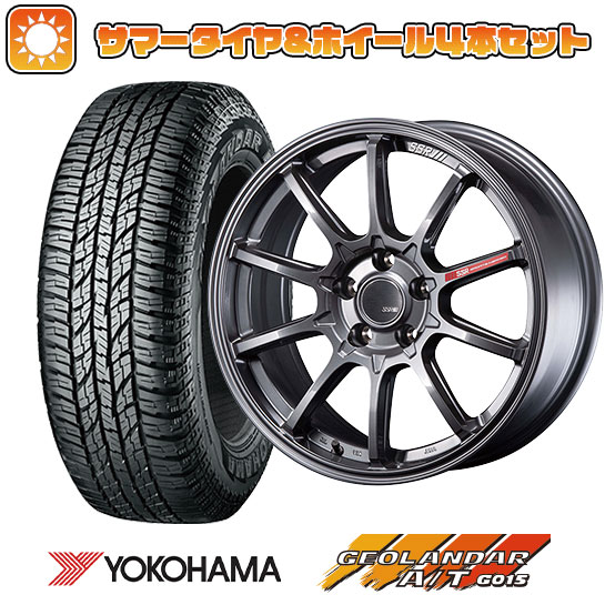 165/55R15 夏タイヤ ホイール４本セット 軽自動車用（N BOX タント スペーシア） YOKOHAMA ジオランダー A/T G015 RBL SSR GT GTV05 15インチ :arktire 21761 153461 34891 34891:アークタイヤ