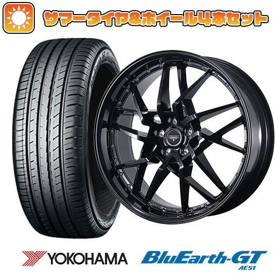 235/45R18 夏タイヤ ホイール４本セット (5/114車用) YOKOHAMA ブルーアース GT AE51 トピー ドルフレン ゴディオ 18インチ :arktire 458 148179 28540 28540:アークタイヤ