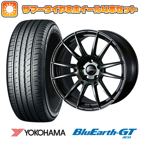 215/40R18 夏タイヤ ホイール４本セット (5/100車用) YOKOHAMA ブルーアース GT AE51 ウェッズ ウェッズスポーツ SA 62R 18インチ :arktire 1221 153565 28536 28536:アークタイヤ