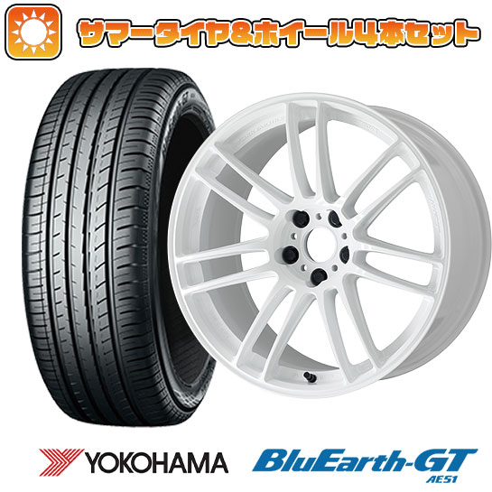 235/40R18 夏タイヤ ホイール４本セット (5/114車用) YOKOHAMA ブルーアース GT AE51 ワーク エモーション ZR7 18インチ｜ark-tire