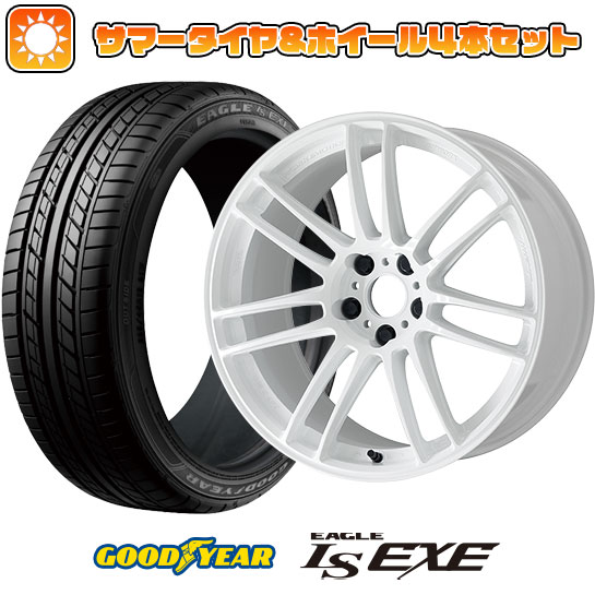 215/45R18 夏タイヤ ホイール４本セット (5/114車用) GOODYEAR イーグル エルエス エグゼ(限定) ワーク エモーション ZR7 18インチ :arktire 1130 153597 31586 31586:アークタイヤ