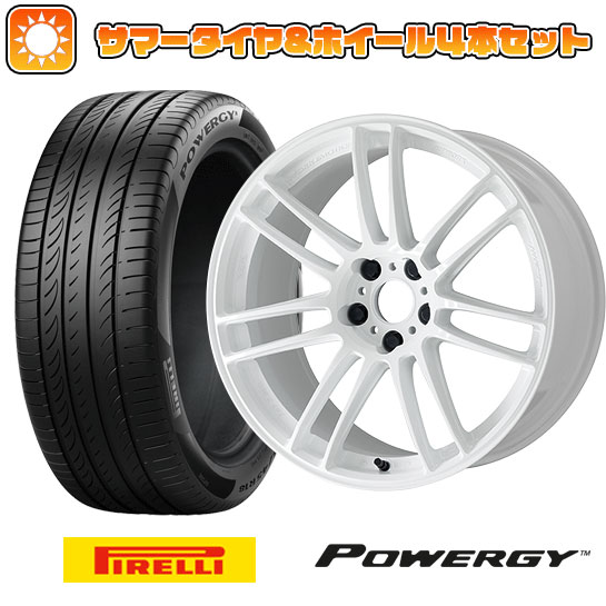 215/45R18 夏タイヤ ホイール４本セット (5/114車用) PIRELLI パワジー ワーク エモーション ZR7 18インチ :arktire 1130 153597 36963 36963:アークタイヤ