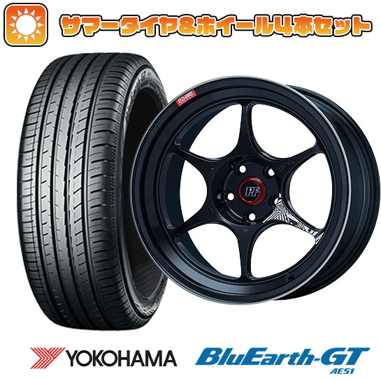 225/40R18 夏タイヤ ホイール４本セット (5/114車用) YOKOHAMA ブルーアース GT AE51 エンケイ PF06 マシニングブラック 18インチ :arktire 1131 151078 28537 28537:アークタイヤ