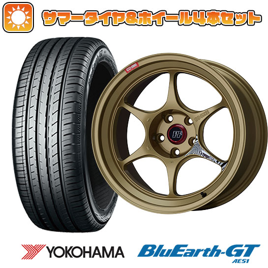 225/40R18 夏タイヤ ホイール４本セット (5/114車用) YOKOHAMA ブルーアース GT AE51 エンケイ PF06 ゴールド 18インチ :arktire 1131 151061 28537 28537:アークタイヤ