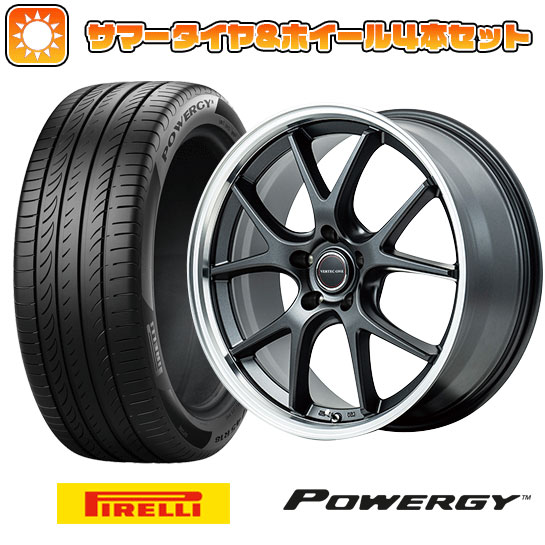 225/45R18 夏タイヤ ホイール４本セット (5/114車用) PIRELLI パワジー MID ヴァーテックワン エグゼ5 Vセレクション 18インチ :arktire 1261 153307 36965 36965:アークタイヤ