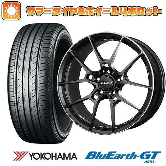 215/40R18 夏タイヤ ホイール４本セット (5/114車用) YOKOHAMA ブルーアース GT AE51 レイズ ボルクレーシング G025 18インチ :arktire 1129 139359 28536 28536:アークタイヤ