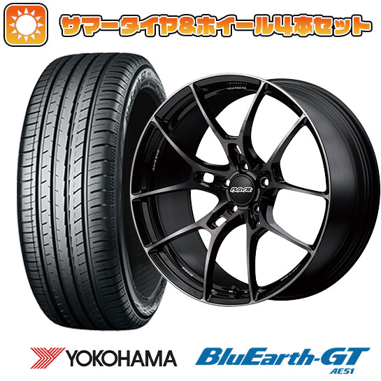 225/40R18 夏タイヤ ホイール４本セット (5/100車用) YOKOHAMA ブルーアース GT AE51 レイズ ボルクレーシング G025 LTD 18インチ :arktire 2287 153948 28537 28537:アークタイヤ