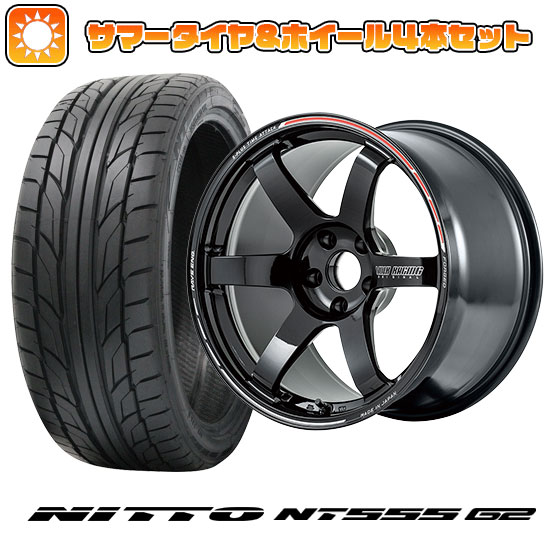 215/40R18 夏タイヤ ホイール４本セット (5/100車用) NITTO NT555 G2 レイズ ボルクレーシング TE37 サーガ S plus TIME ATTACK 18インチ : arktire 1221 147204 23603 23603 : アークタイヤ