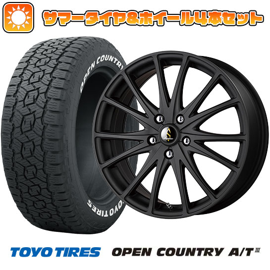 235/60R18 夏タイヤ ホイール４本セット (5/114車用) TOYO オープンカントリー A/T III RWL/RBL タカイチ セプティモG03 マットブラック 18インチ :arktire 27064 152456 42842 42842:アークタイヤ