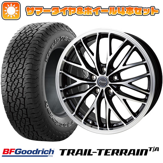 225/55R18 夏タイヤ ホイール４本セット (5/114車用) BFグッドリッチ トレールテレーンT/A ORBL ホットスタッフ クロノス CH 113 18インチ :arktire 1321 154480 36808 36808:アークタイヤ