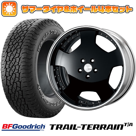 225/55R18 夏タイヤ ホイール４本セット (5/114車用) BFグッドリッチ トレールテレーンT/A ORBL ワーク ランベック LDZ 18インチ :arktire 1321 153243 36808 36808:アークタイヤ