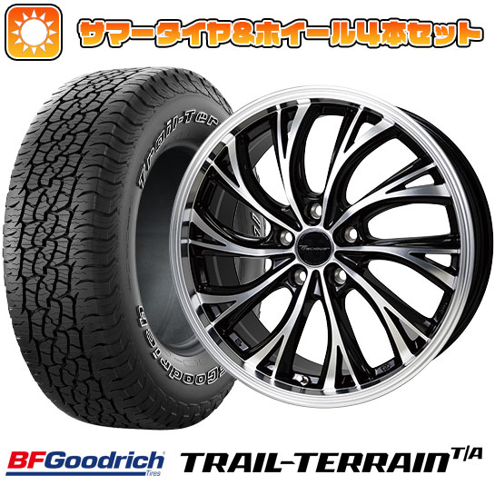 225/55R18 夏タイヤ ホイール４本セット (5/114車用) BFグッドリッチ トレールテレーンT/A ORBL ホットスタッフ プレシャス HS 2 18インチ :arktire 1321 154287 36808 36808:アークタイヤ