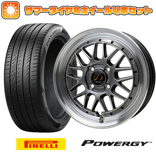 185/65R15 夏タイヤ ホイール４本セット (4/100車用) PIRELLI パワジー ホットスタッフ シュティッヒ メッシュRM 15インチ :arktire 1921 154512 37006 37006:アークタイヤ