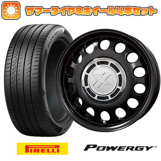 195/65R15 夏タイヤ ホイール４本セット (5/100車用) PIRELLI パワジー コスミック クロスブラッド スティール トヨタ車専用 15インチ :arktire 1962 154647 37005 37005:アークタイヤ