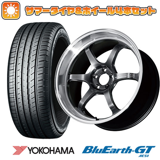 235/40R18 夏タイヤ ホイール４本セット (5/114車用) YOKOHAMA ブルーアース GT AE51 ヨコハマ アドバンレーシング R6 18インチ :arktire 15681 153441 29316 29316:アークタイヤ