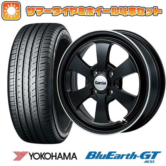 165/55R15 夏タイヤ ホイール４本セット 軽自動車用（N BOX タント スペーシア） YOKOHAMA ブルーアース GT AE51 MID ガルシア ダラス6 15インチ :arktire 21761 154498 28574 28574:アークタイヤ