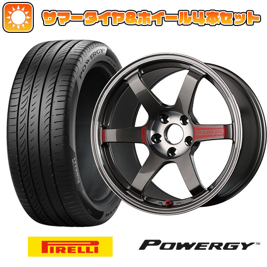 235/45R18 夏タイヤ ホイール４本セット (5/114車用) PIRELLI パワジー レイズ ボルクレーシング TE37 サーガ SL 18インチ : arktire 458 139428 36967 36967 : アークタイヤ