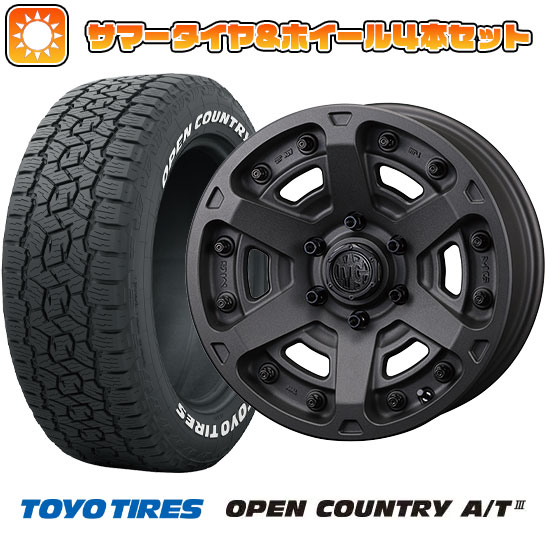 【新品国産5穴114.3車】 夏タイヤ ホイール４本セット 235/70R16 トーヨー オープンカントリー A/T III RBL クリムソン マーテルギア(MG) アーマーFF 16インチ :arktire 7121 154254 38624 38624:アークタイヤ