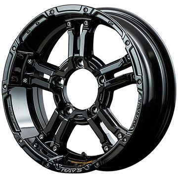 【新品】ジムニーシエラ 夏タイヤ ホイール４本セット 215/70R16 ブリヂストン デューラー A/T002 OWL/RBL レイズ デイトナ FDX J コレクション 16インチ :arktire 16701 139252 43450 43450:アークタイヤ