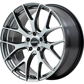 【新品国産5穴114.3車】 夏タイヤ ホイール４本セット 255/35R20 ミレバー スポーツマクロ MA349（限定） レイズ ホムラ 2X7FT 20インチ｜ark-tire