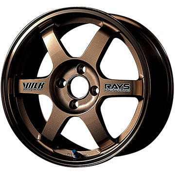 155/65R14 夏タイヤ ホイール４本セット 軽自動車用（N BOX タント スペーシア） YOKOHAMA ブルーアース AE 01 レイズ ボルクレーシング TE37 14インチ :arktire 21721 139130 14956 14956:アークタイヤ