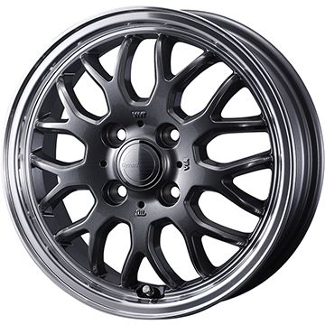 【新品 軽自動車】軽トラ 軽バン 夏タイヤ ホイール４本セット 145/80R12 ブリヂストン エコピア R710 80/78N(限定) ウェッズ グラフト 9M 12インチ｜ark-tire